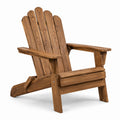 Sedia Adirondack in legno di pino colore marrone