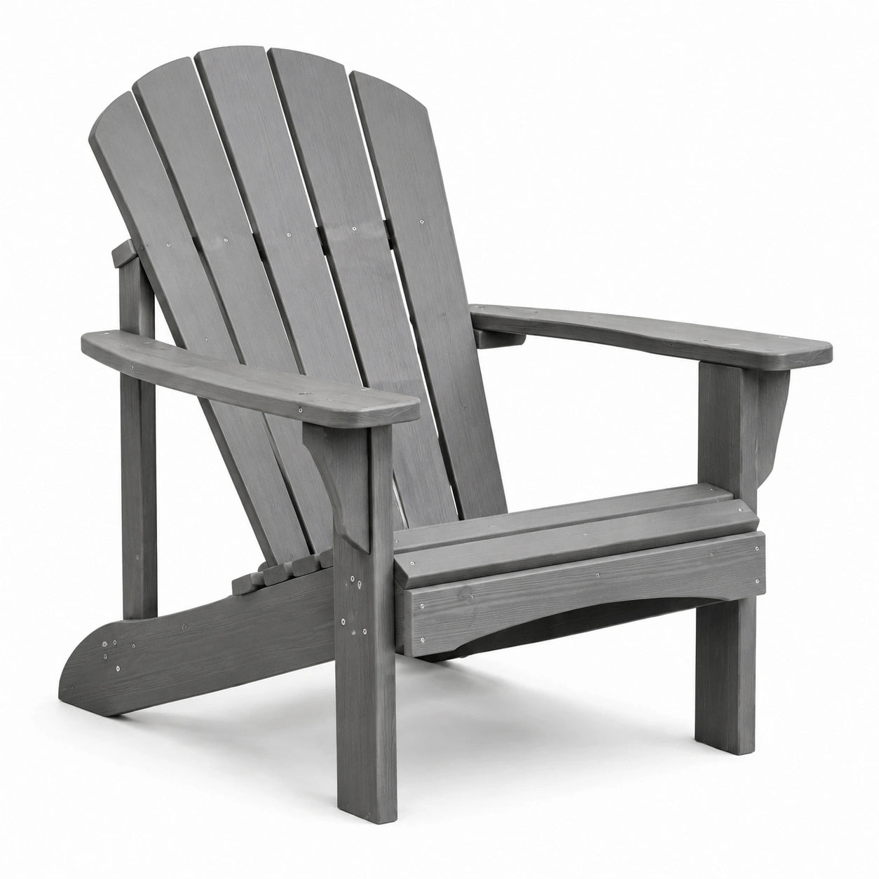 Sedia Adirondack in legno di pino grigio