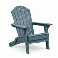 Sedia Adirondack in Legno Blu per Esterni