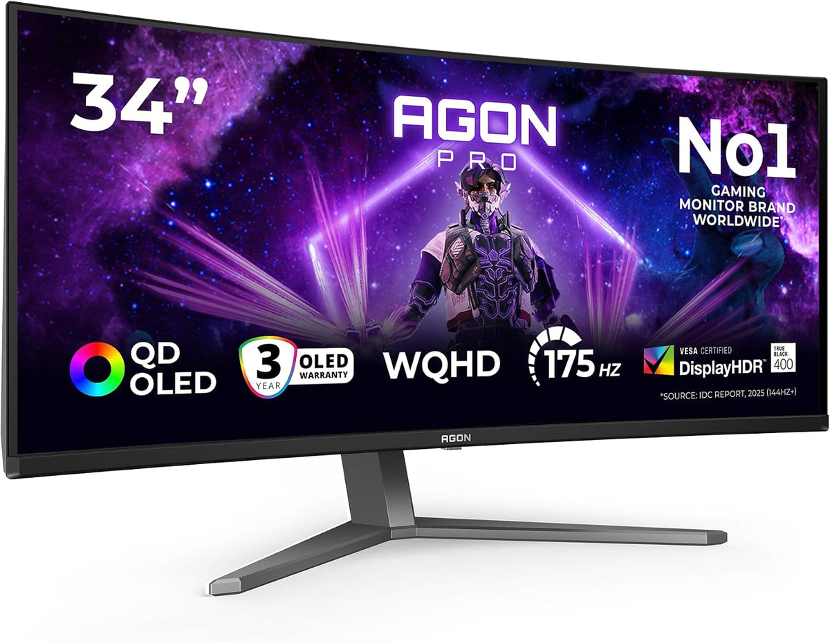 AOC, Monitor, AG346UCD, 34 pollici, Nero, USB