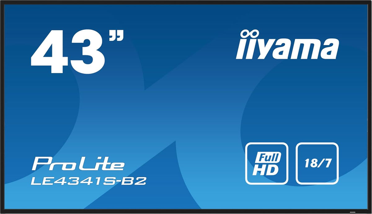 Monitor, iiyama, 109 Cm, 108 Cm, Nero, illuminazione LED, USB