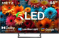 Metz, Smart TV, 55MQF7500Z, Blu, Bluetooth, telecomando