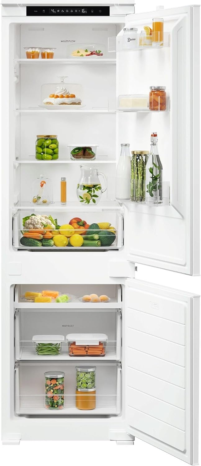 Frigorifero combinato, ENN3CE18S0, Electrolux, 178 cm, 176.5 cm, Bianco, No Frost