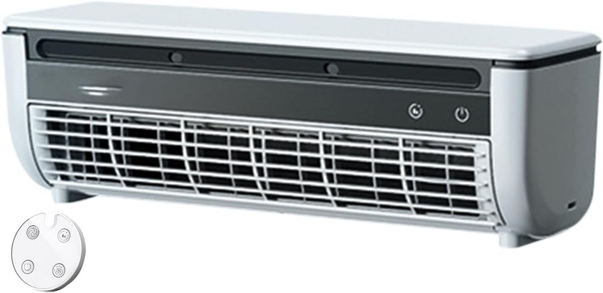 GYKOZY, Ventilatori USB, 33 x 10 x 11 cm, 13°C, 20 W, Bianco, USB, telecomando, funzionamento senza fili, spegnimento automatico
