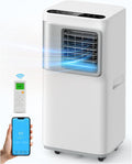 Condizionatore portatile, 16000 BTU, 36 dB, 50 m, Bianco, Wi-Fi, telecomando, timer, 5 funzioni