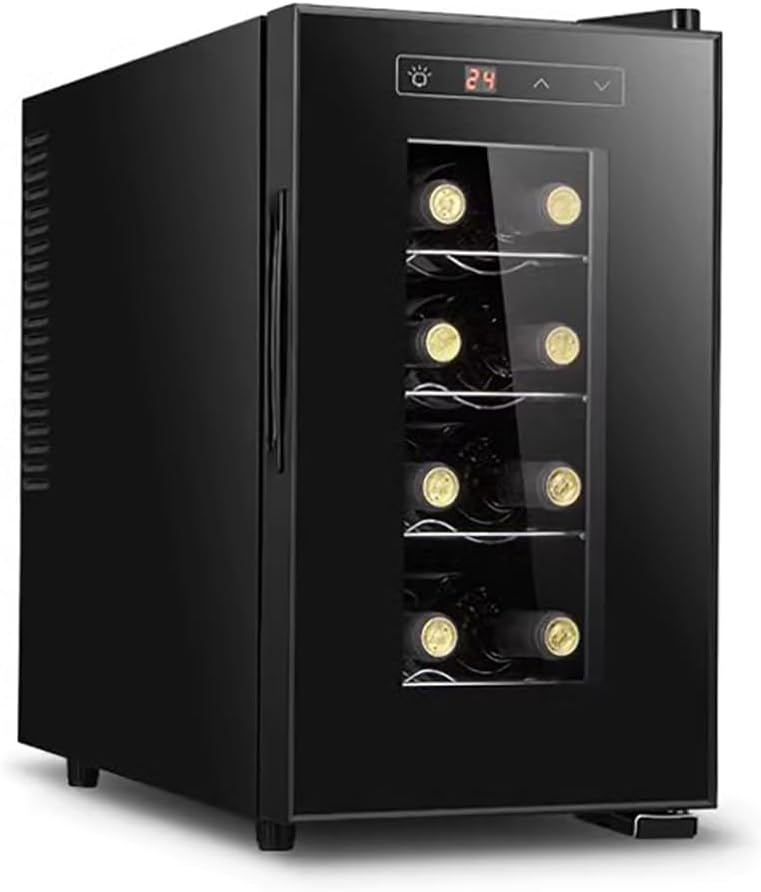 TT-YEC, Cantinetta vino, 18 Bottiglie, 220 V, 85 W, Nero, acciaio inox