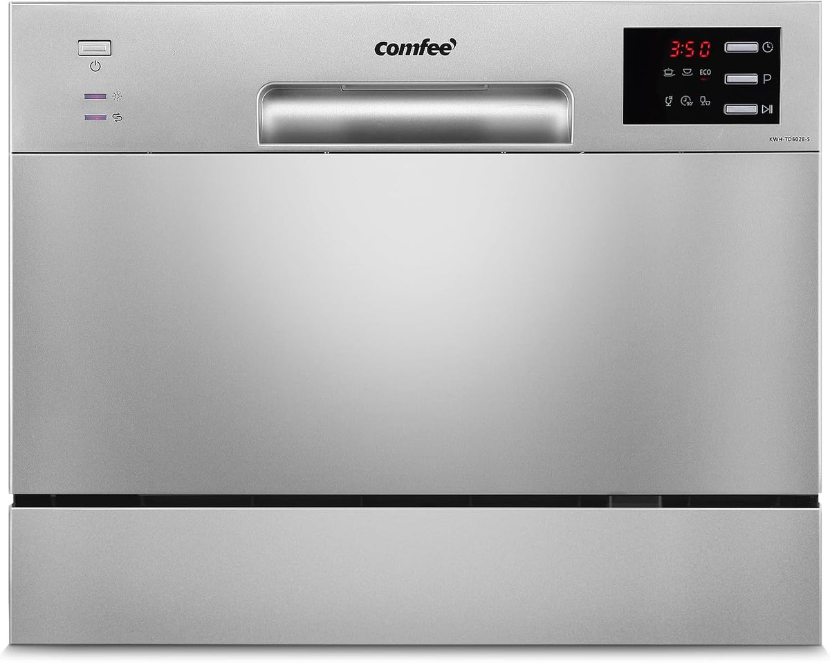 COMFEE', Tavolo, TD602E-S, 250 mm, 1.8 M, 1.7 M, Argento, illuminazione LED