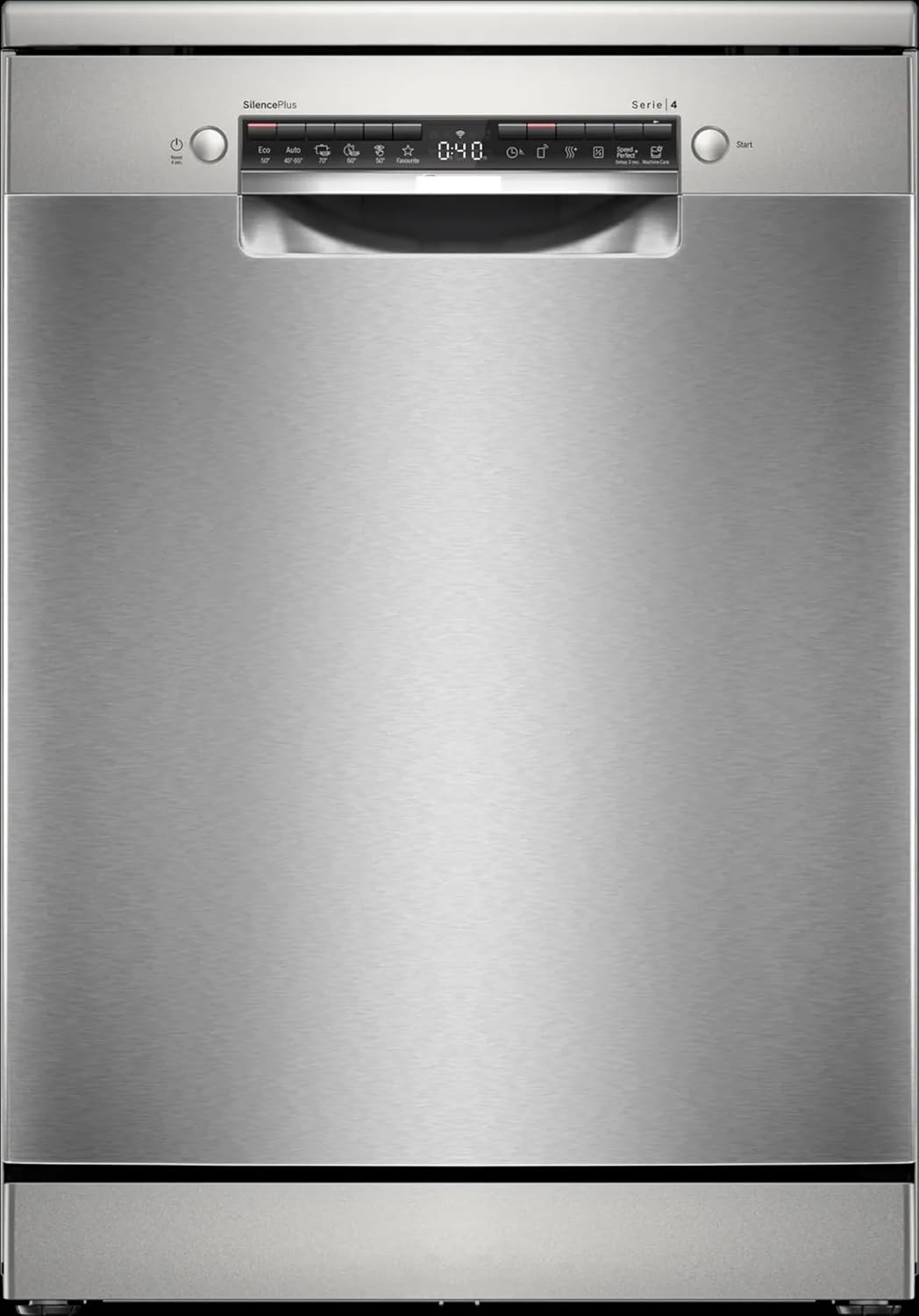 Bosch, Lavastoviglie, SMS4ECI27E, 845 x 600 x 600 mm, 42 dB, 9.0 l, Argento, Wi-Fi