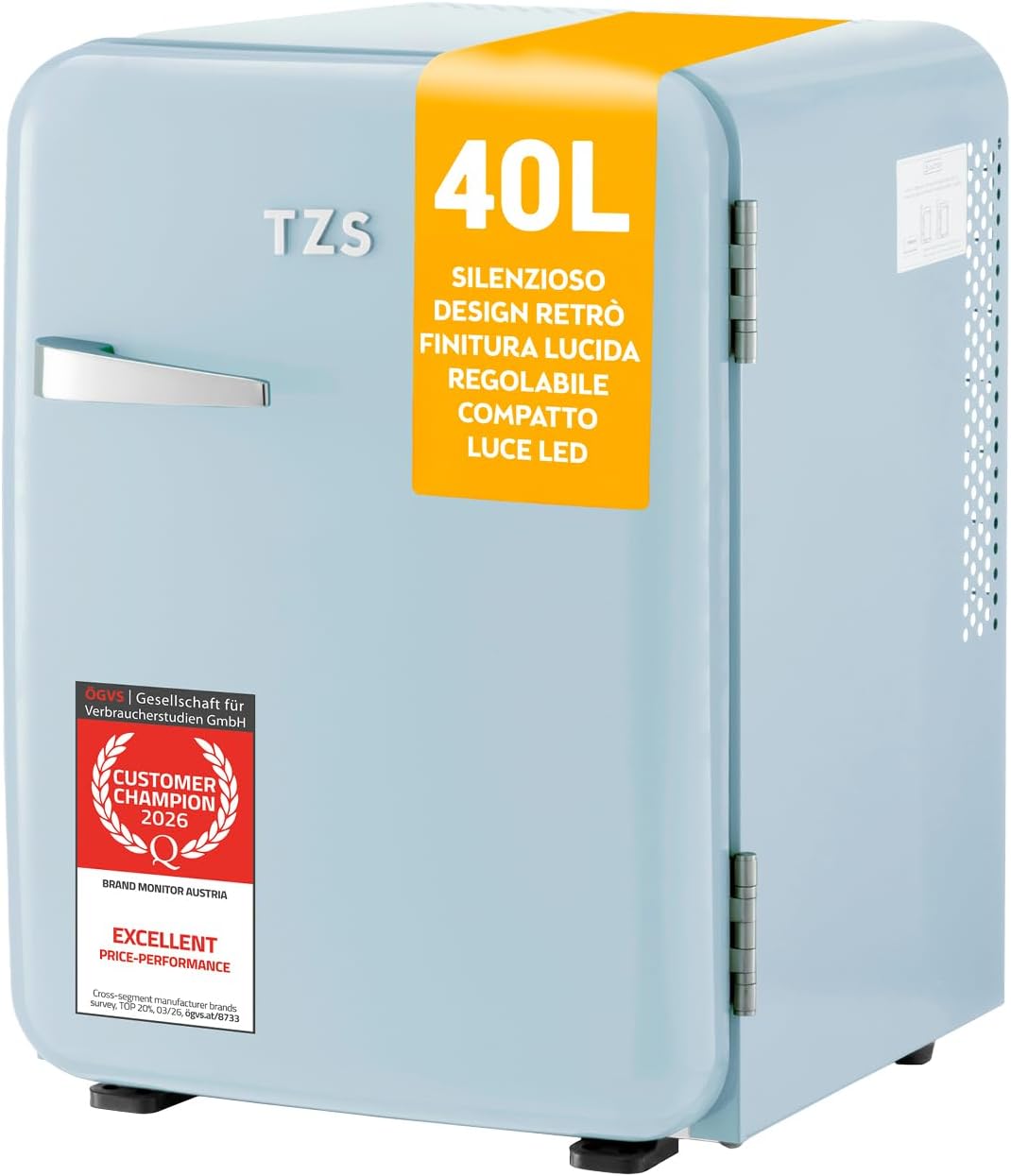 Letto, TZS First Austria, 40 L, 22 dB, Bianco