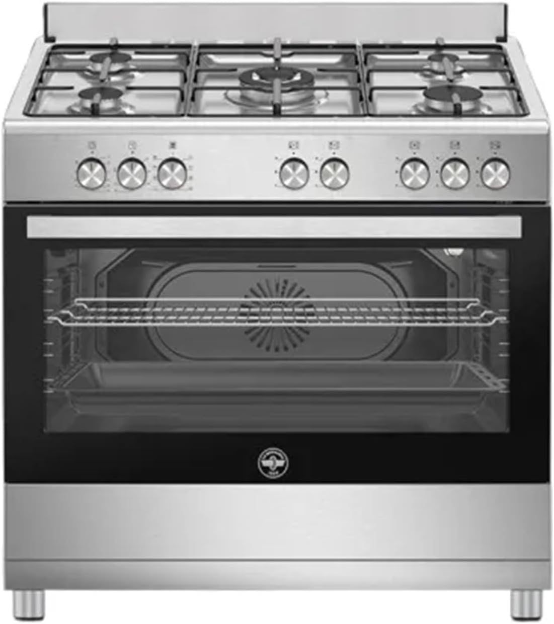 La Germania, Forno elettrico, SE965EX24, 90x60 cm, 97 litri, 80.00 cm, Argento, acciaio inox, timer, funzione grill