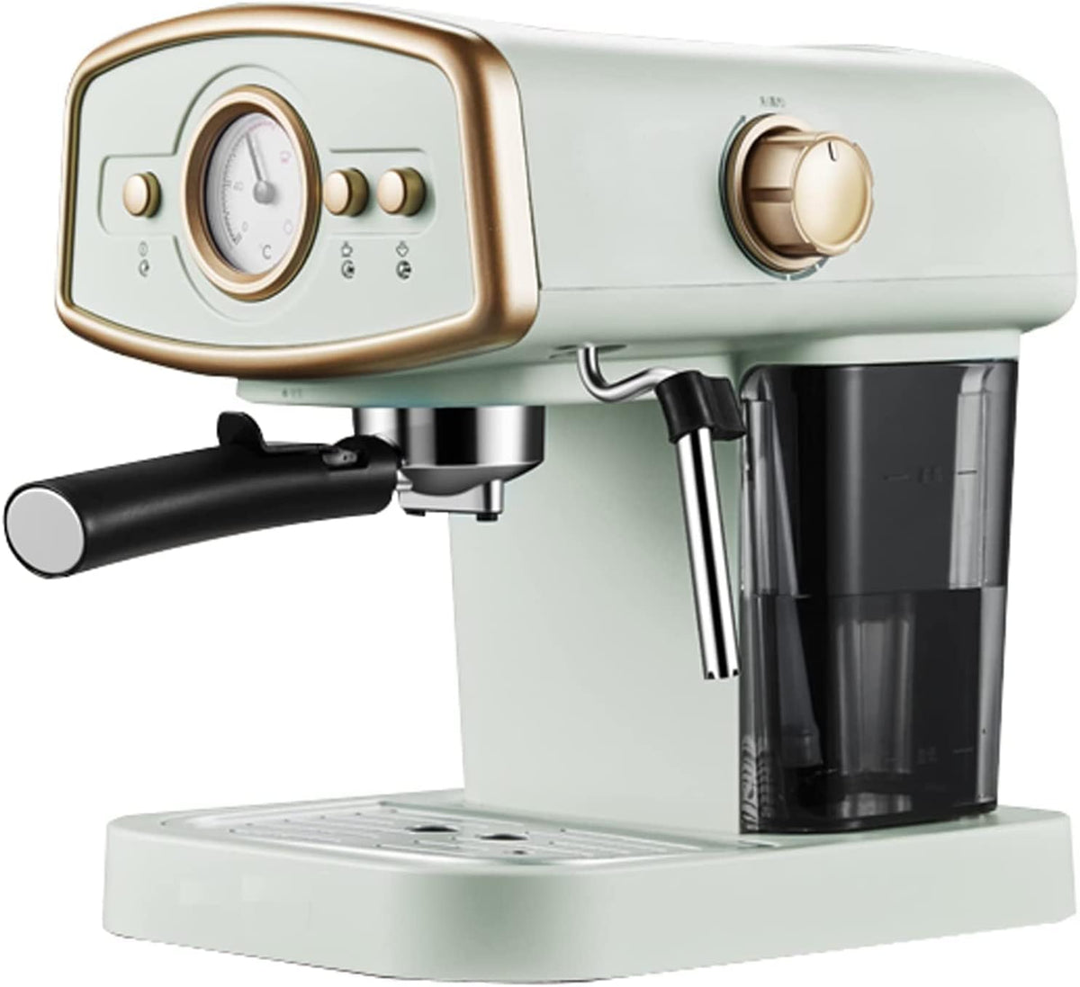 Macchina da caffè, ORZSSJ, 15 Bar, 200 V, 950 W, Nero/Argento