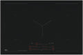 AEG, Piano cottura a induzione, NIK85M00AZ, 80 cm, 210 mm, 2300 W, Nero