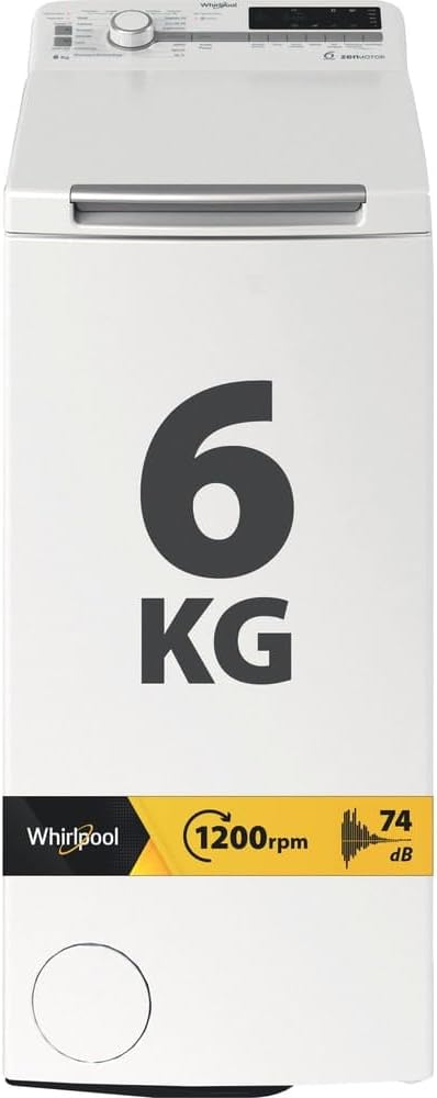 Whirlpool, Lavatrice, 6252BS, 6 kg, 40 L, Bianco