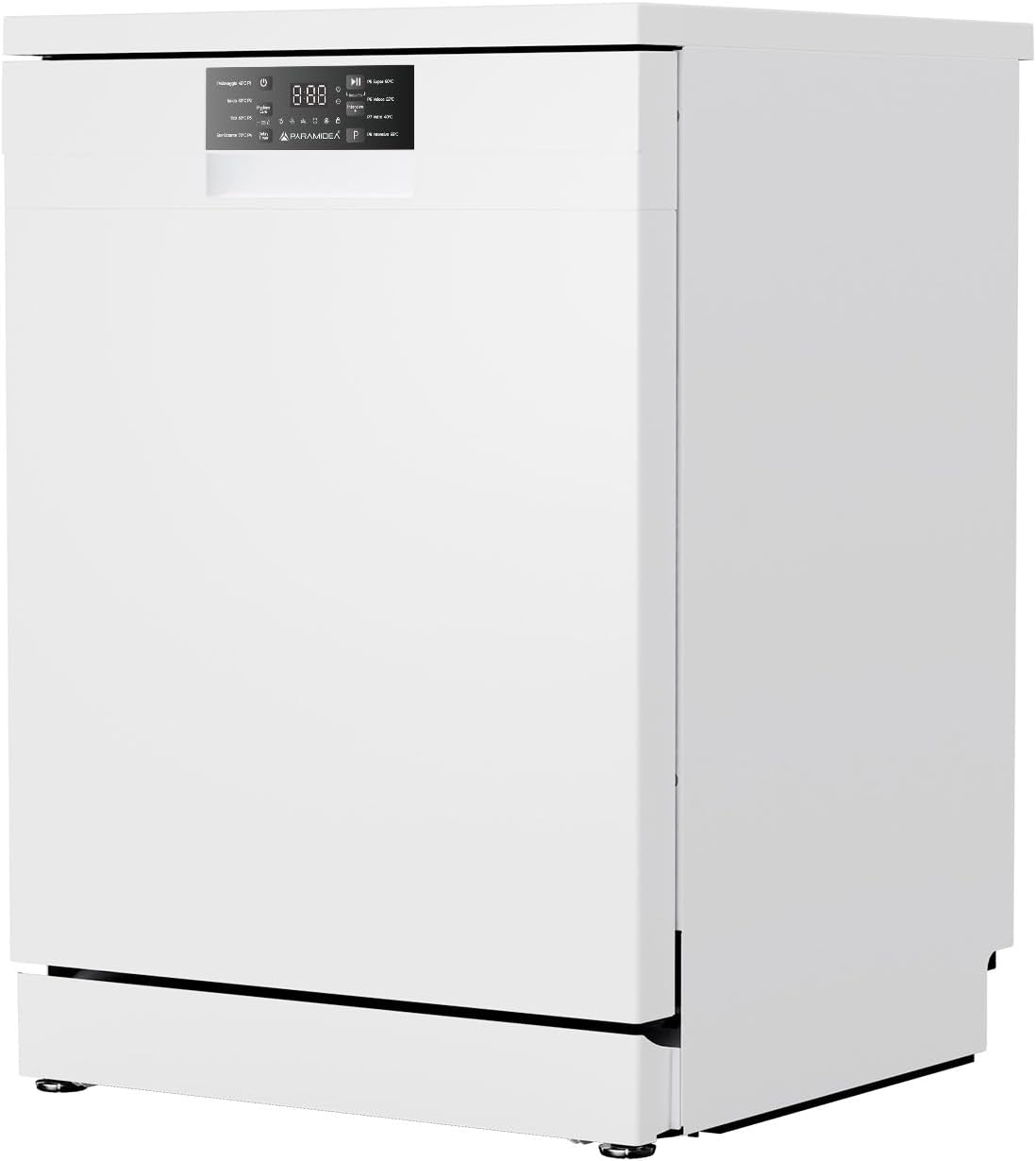 PYRAMIDEA, Lavastoviglie, LVS1304W, 59,8 x 59,8 x 84,5 cm, 1920 W, 53 dB, Bianco, autopulizia