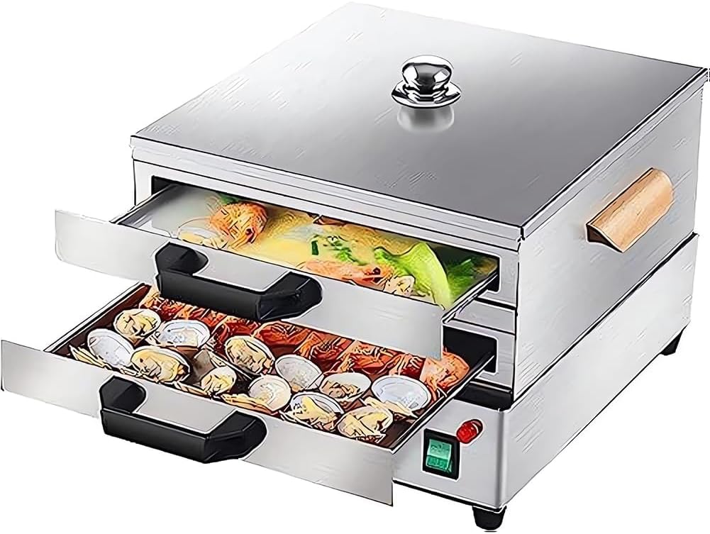 WBRSybUK, Forno elettrico, 260x300 cm, 1800 W, Argento, acciaio inox