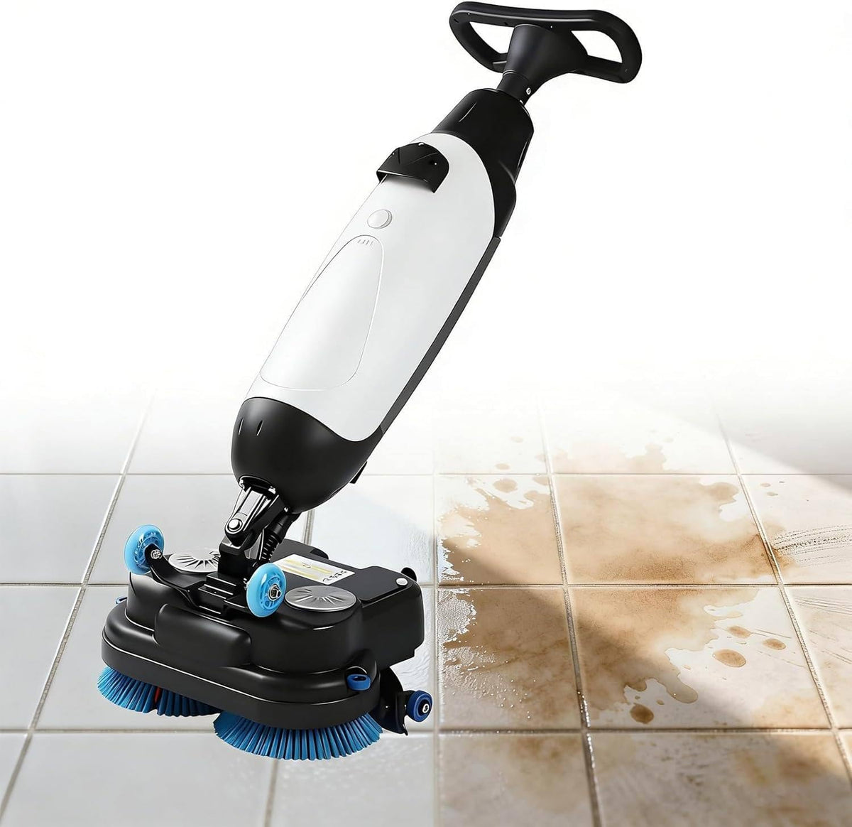 YEHOZZ, Lavapavimenti, 430 mm, 450 mm, 250 W, Bianco, 4 funzioni, funzionamento senza fili, 3 in 1