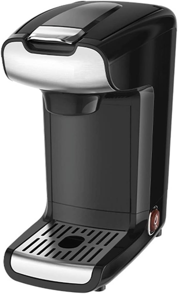 7LiuYueFei6, Macchina da caffè, Nero/Argento, acciaio inox, 2 in 1