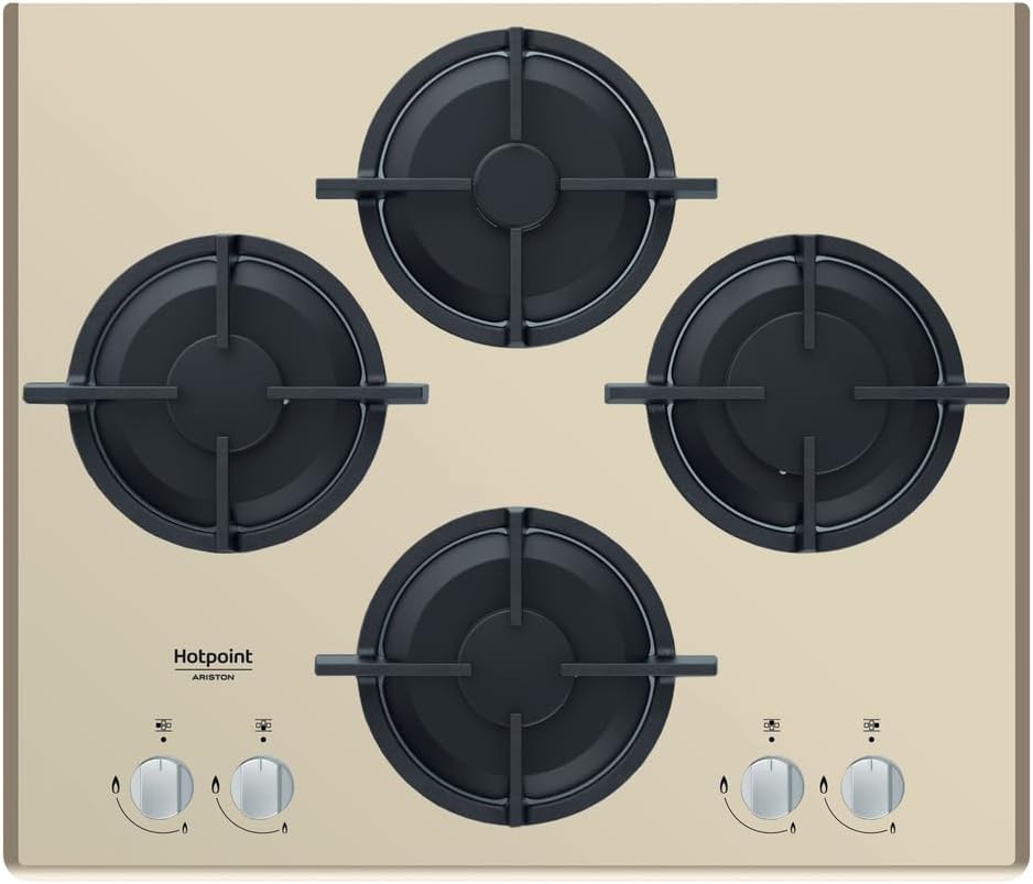 Whirlpool, Piano cottura a gas, 61S/CH, 60 cm, 1000 W, Nero