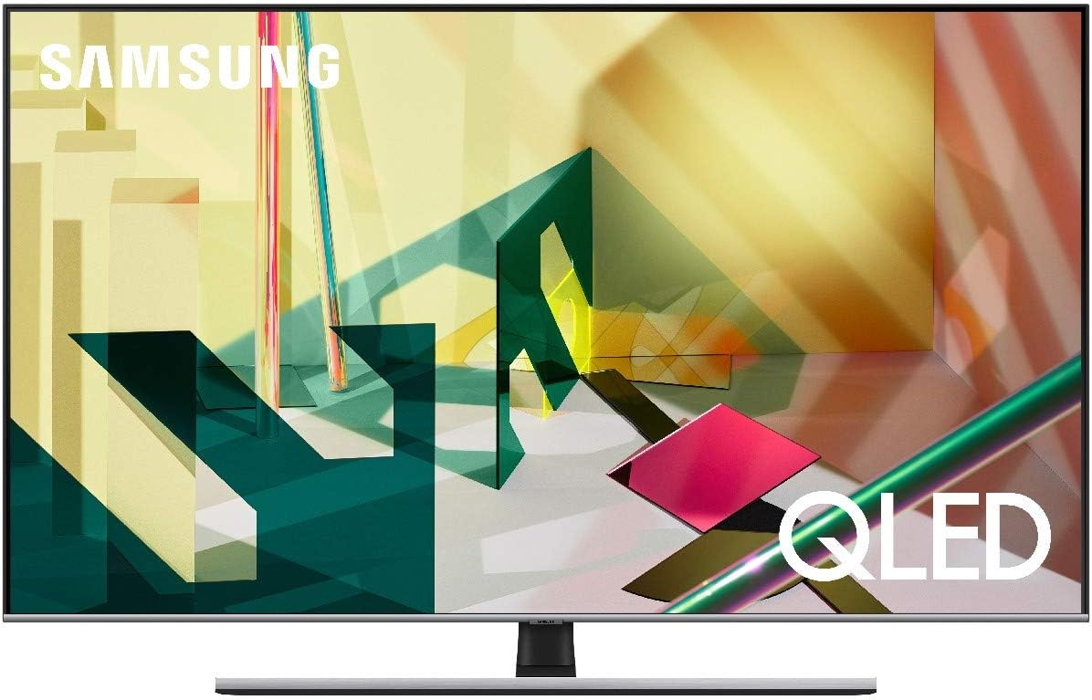 Samsung, Smart TV, QE55Q74TATXZT, Argento, illuminazione LED, Wi-Fi, telecomando, funzionamento senza fili