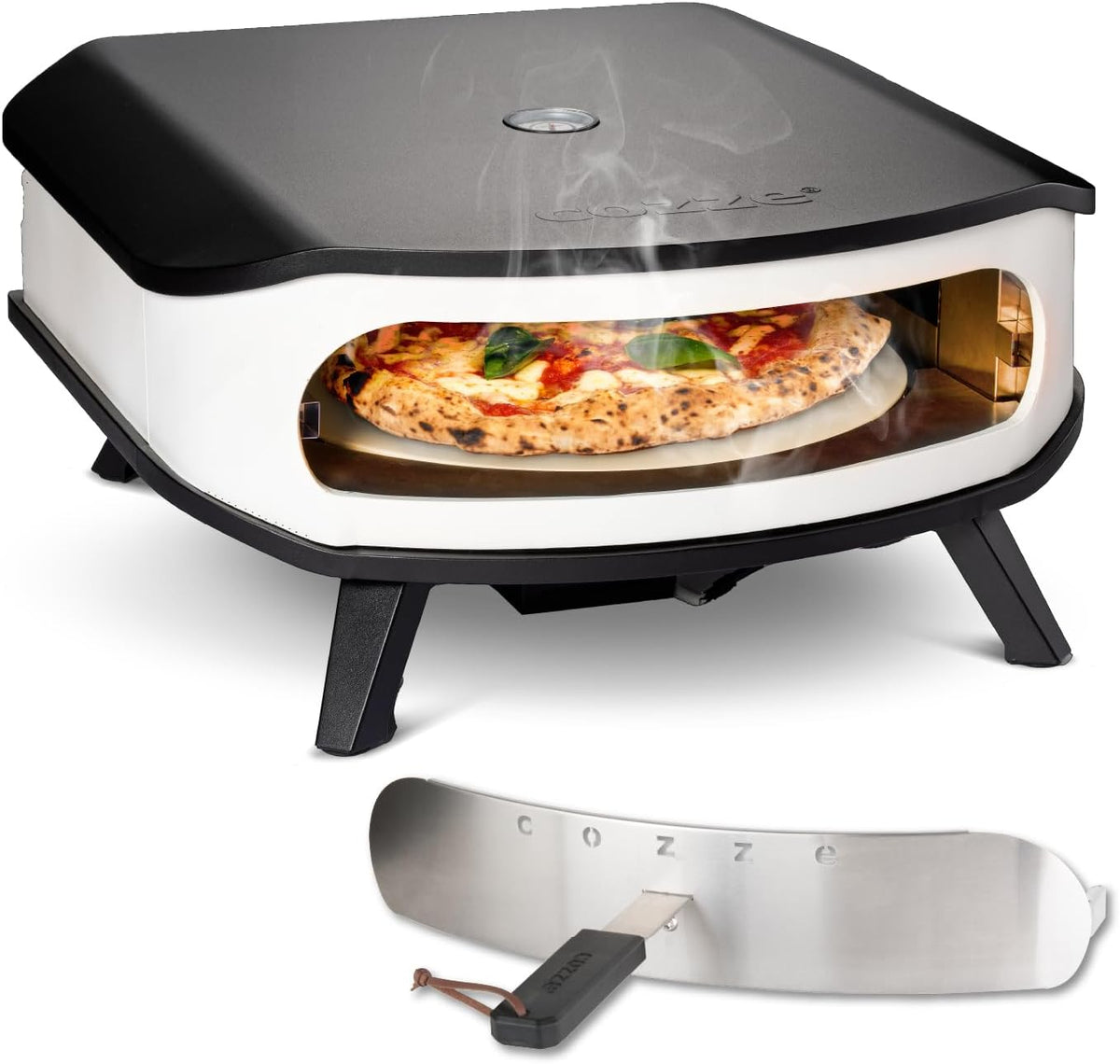 Forno elettrico, cozze, 42,5 cm, Nero/Argento