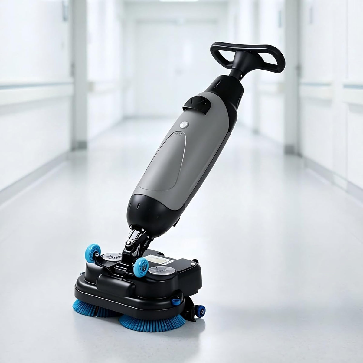 PweKzxt, Lavapavimenti, 4,5 litri, 36 V, 430 mm, Grigio, funzionamento senza fili