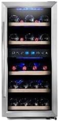 Generico, Cantinetta vino, 100 LITRI, 90 W, 38 bottiglie, Nero, illuminazione LED