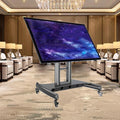 CWCQGH, Smart TV, 70 pollici, 600x400 mm, 45,5 kg, Nero, altezza regolabile, illuminazione LED