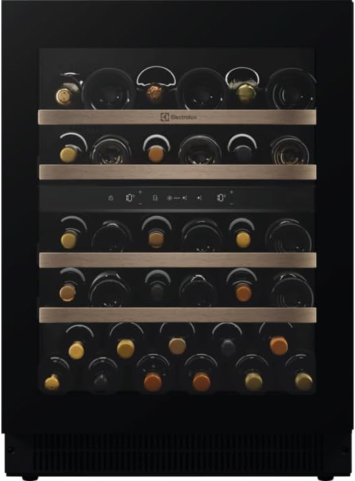 Electrolux, Cantinetta vino, EWS4020B5B, 20 Bottiglie, 38°C, 58 L, Nero, illuminazione LED