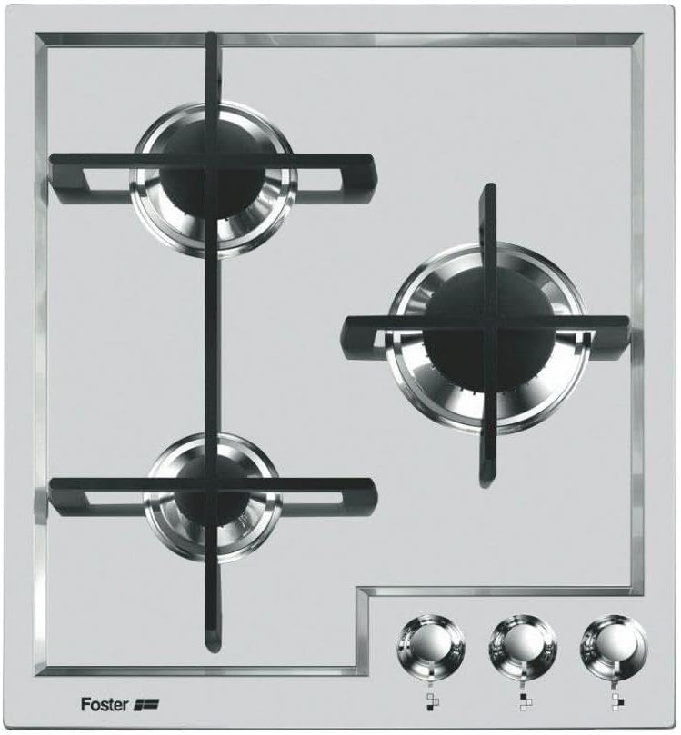 Foster, Piano cottura a gas, 1100 W, 440 mm, 500 mm, Argento, acciaio inox