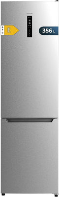 Cecotec, Frigorifero combinato, 200 cm, 59.5 cm, 356 L, Argento, acciaio inox, No Frost