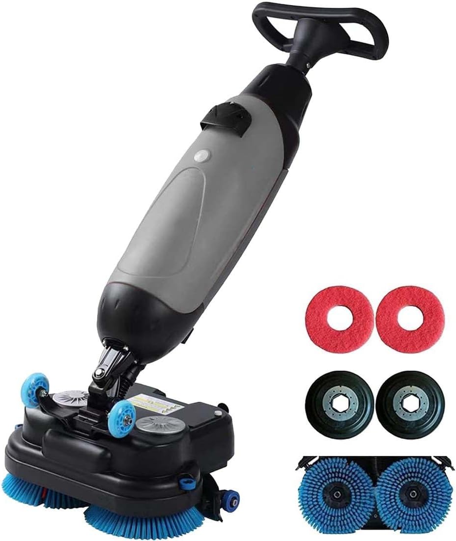 OLSKFUH, Lavasciuga, 36 V, 3,8 litri, 430 mm, Grigio, funzionamento senza fili, 3 in 1