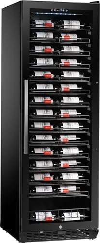 METRO Professional, Cantinetta vino, GWC1150, 140 Bottiglie, 424 L, 5°C, Argento, acciaio inox, illuminazione LED