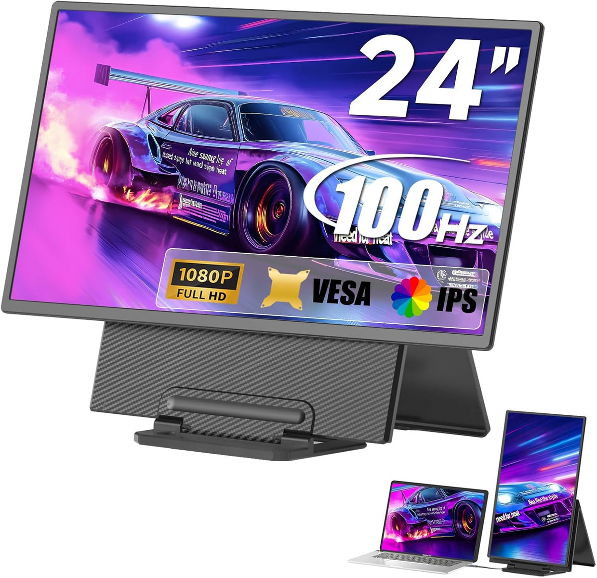 siaviala, Monitor, 1080P, Nero, USB-C