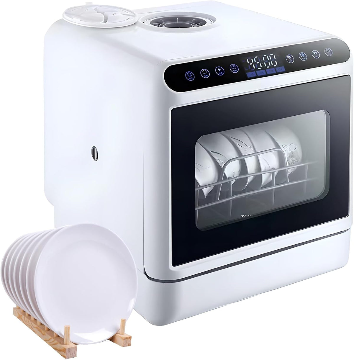 Lavastoviglie, 5 litri, 52 dB, 1100 W, Bianco, illuminazione LED