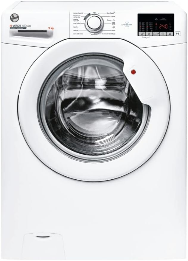 Hoover, Lavatrice, 492DE-11, 60x52x85 cm, 9 Kg, Bianco