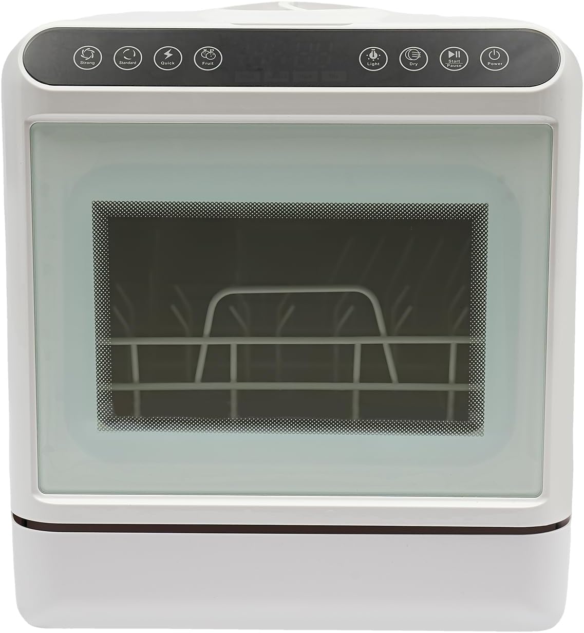 QUIOTUIR, Lavastoviglie, 1100 W, 41 x 46 x 46 cm, 220 V, Bianco, illuminazione LED
