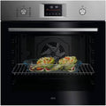 AEG, Forno da incasso, OU5PB40SM, 2990 W, 72 L, Grigio, illuminazione LED, autopulizia