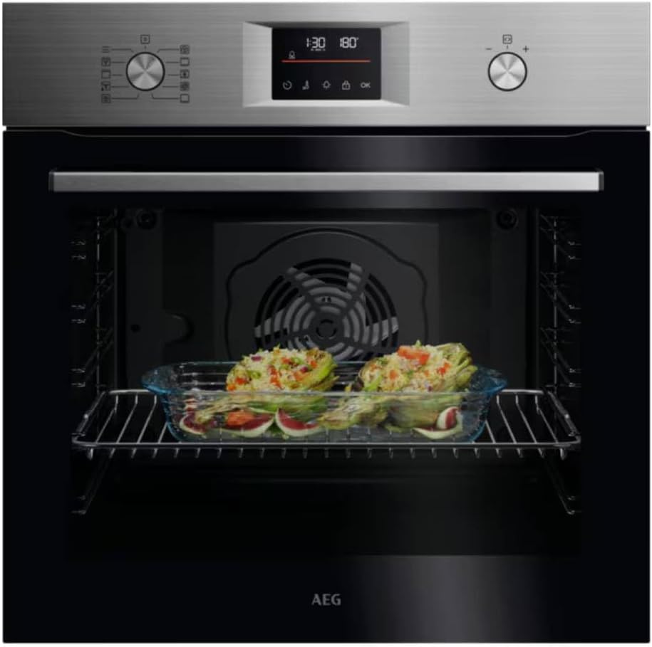 AEG, Forno da incasso, OU5PB40SM, 2990 W, 72 L, Grigio, illuminazione LED, autopulizia