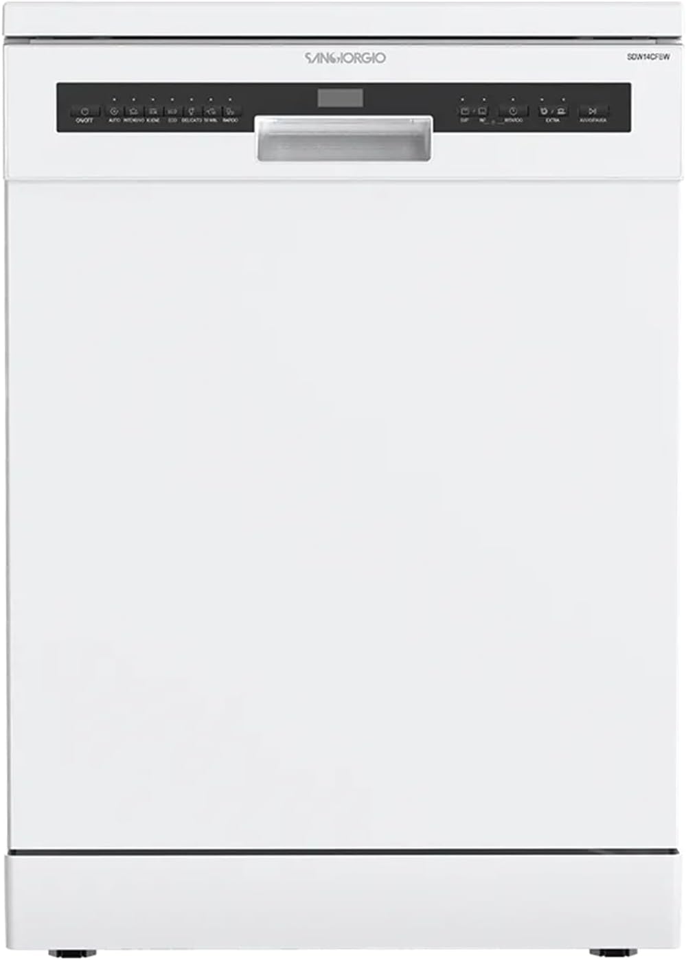 Sangiorgio It Wash Srl, Lavastoviglie, SDW14CFBW, 598 x 600 x 845 mm, Argento, illuminazione LED