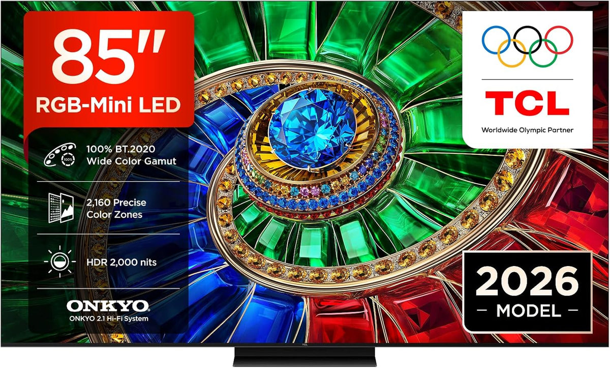 TCL, Smart TV, 85RM7L, Nero, illuminazione LED