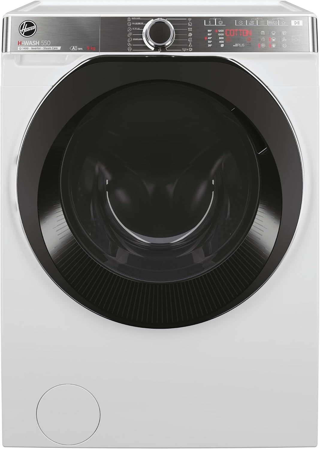 Hoover, Lavatrice, 49BC9/1-S, 85x60x54 cm, 9 Kg, Bianco, motore inverter