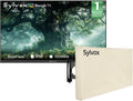 SYLVOX, Smart TV, 43 pollici, 12 W, 30°C, Nero, Bluetooth, Wi-Fi, resistente alle intemperie