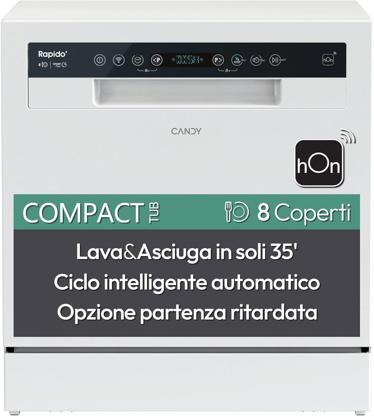Lavastoviglie, CANDY, 550 L, Bianco