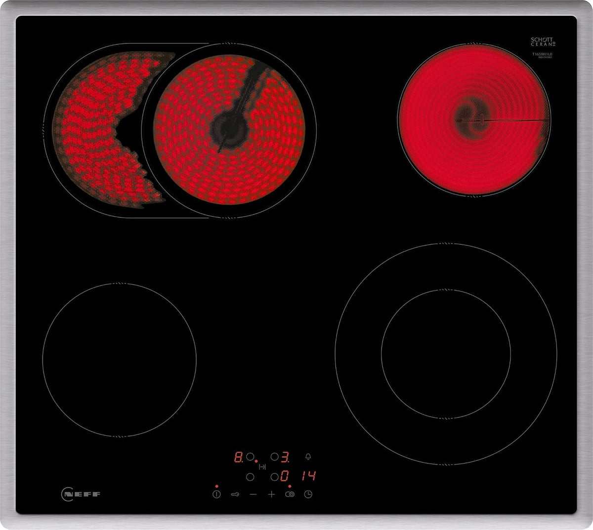 Neff, Piano cottura, T16SBN1L0, 60 cm, Nero, timer