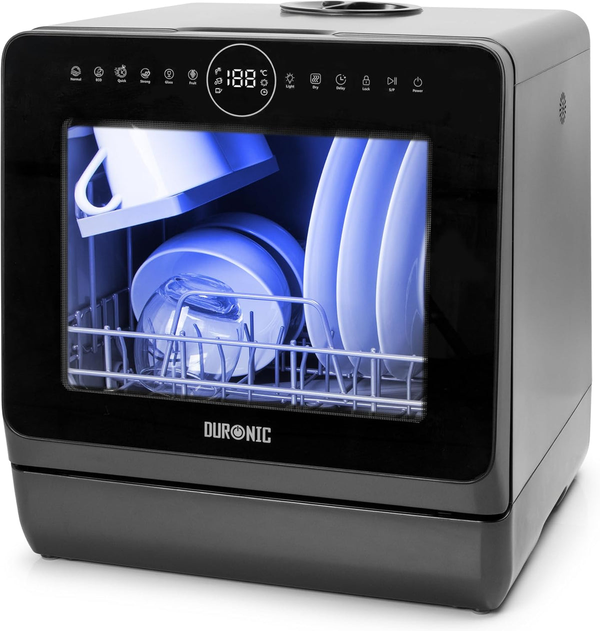 Tavolo, DW5, Duronic, 950 W, 42,8 x 42,5 x 45,8 cm, 5 litri, Bianco