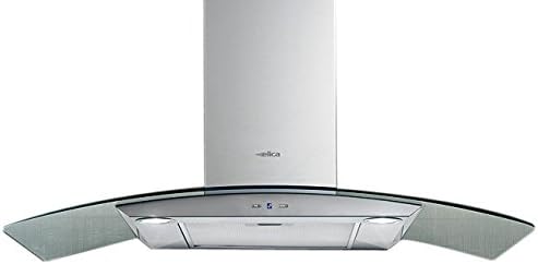 Elica, Cappa aspirante, IX/A/90, 900 m³/h, 20 W, 90 cm, Argento, acciaio inox