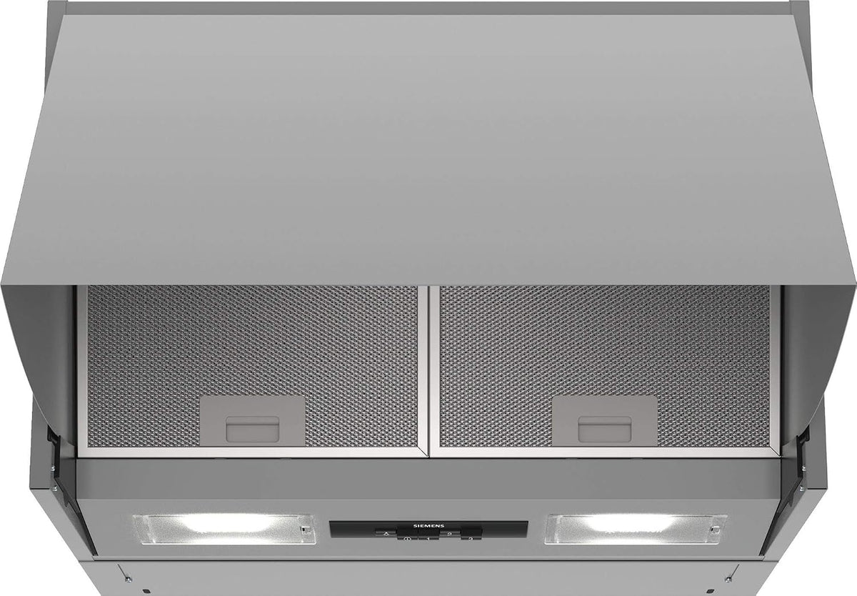 SIEMENS, Cappa aspirante, LE66MAC00, 59,9 cm, Argento, acciaio inox, illuminazione LED