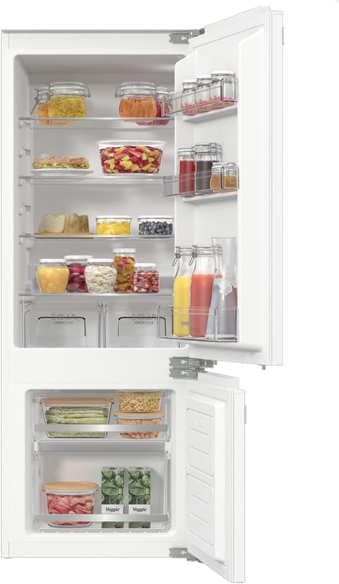 Gorenje, Frigorifero, RKI514D22, 208 litri, 144 x 54 x 54 cm, 37 dB, Bianco, 2 cassetti, illuminazione LED