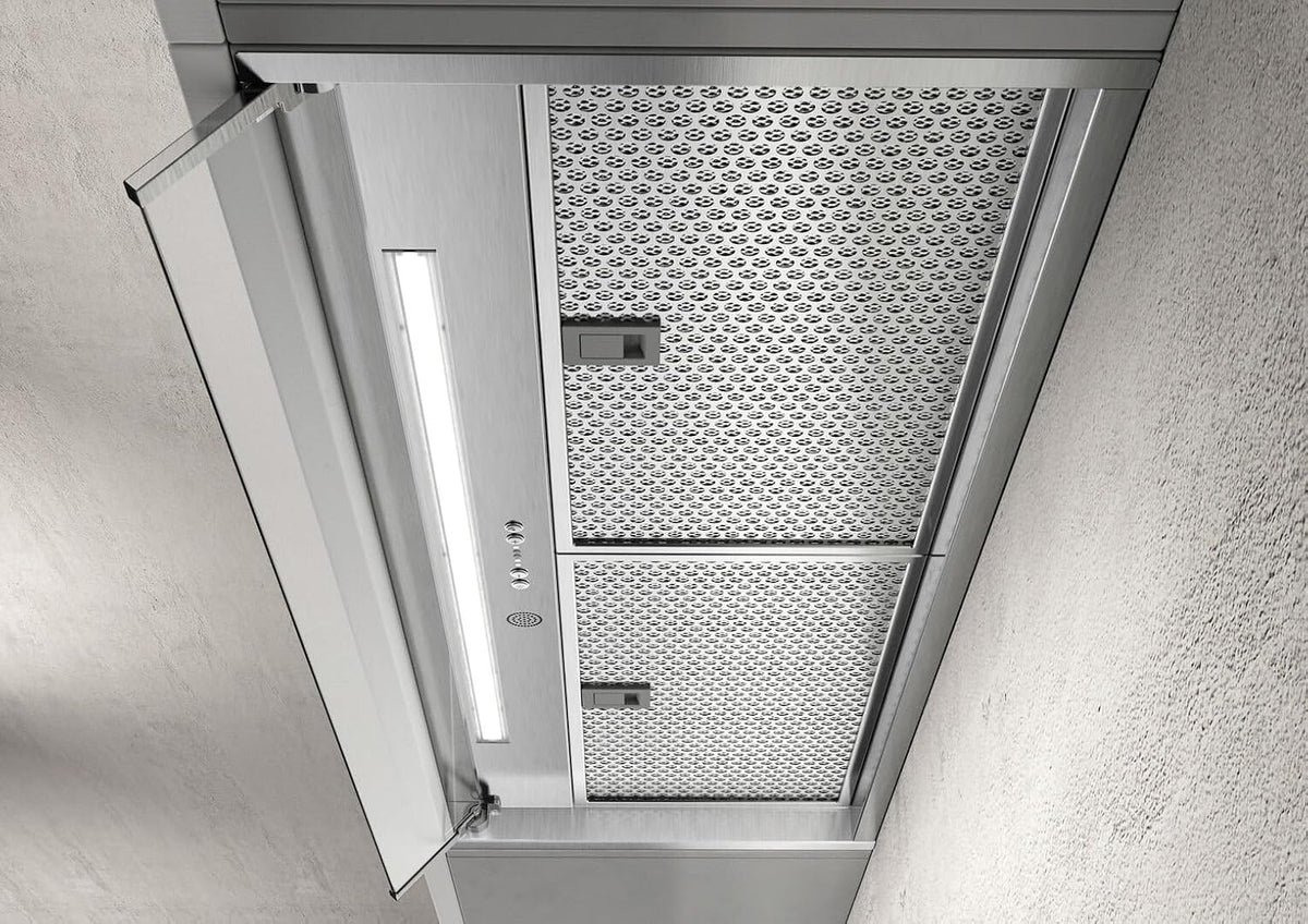 Elica, Cappa aspirante, IX/A/90, 90 cm, Argento, acciaio inox, Bluetooth, Wi-Fi