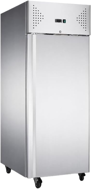 Générique, Congelatore, 650 litri, 400 x 600 mm, 18 °C, Argento, acciaio inox, vano contenitore, illuminazione LED